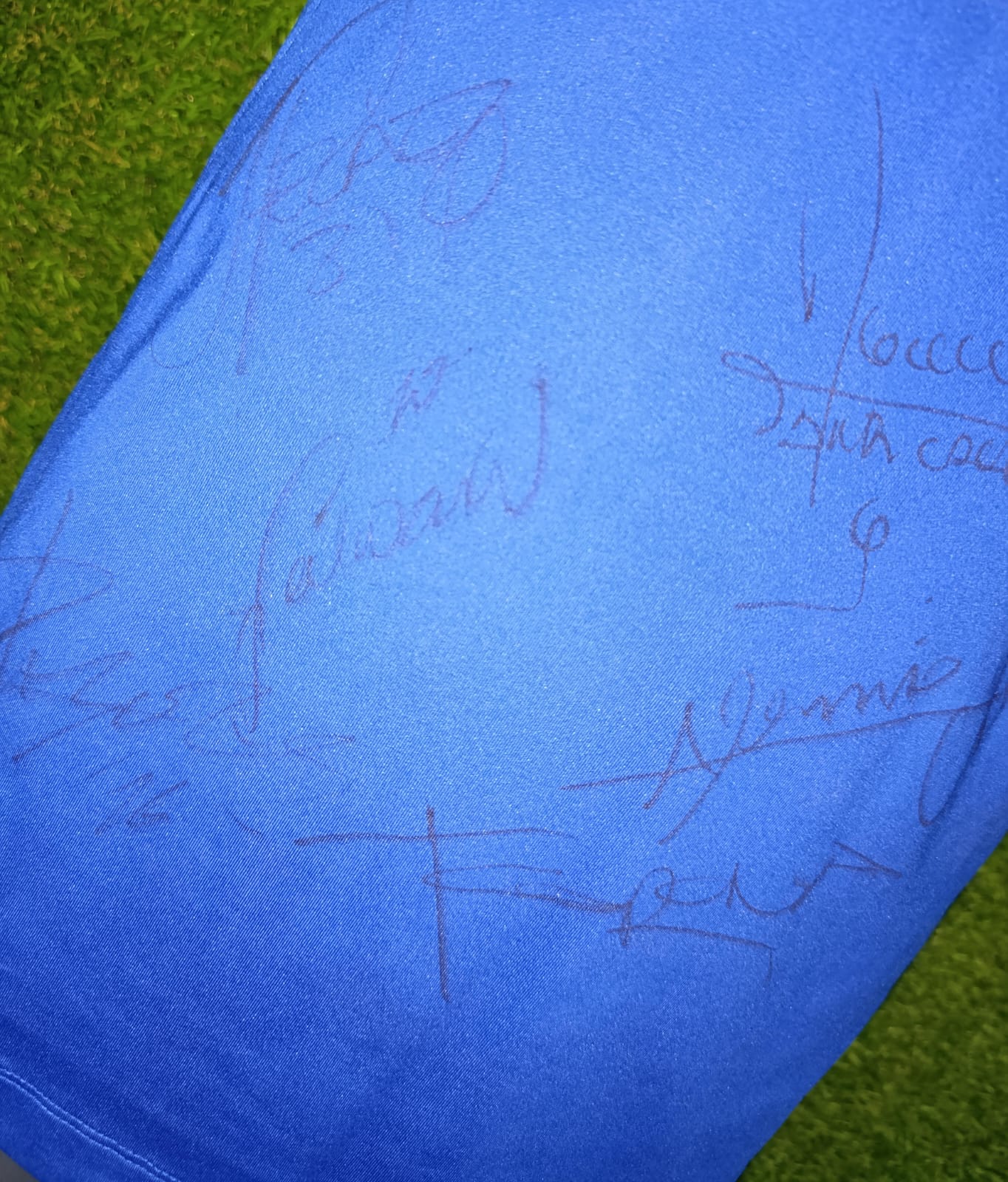 JERSEY CRUZ AZUL UTILERIA #16 CHAVEZ FIRMADA