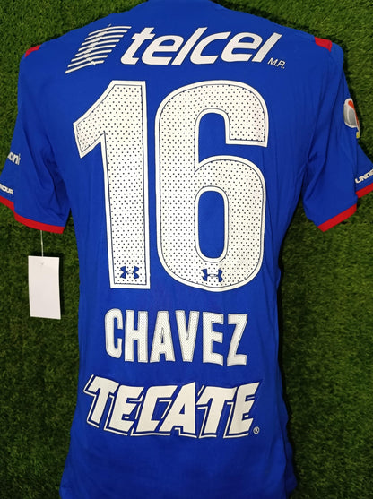 JERSEY CRUZ AZUL UTILERIA #16 CHAVEZ FIRMADA