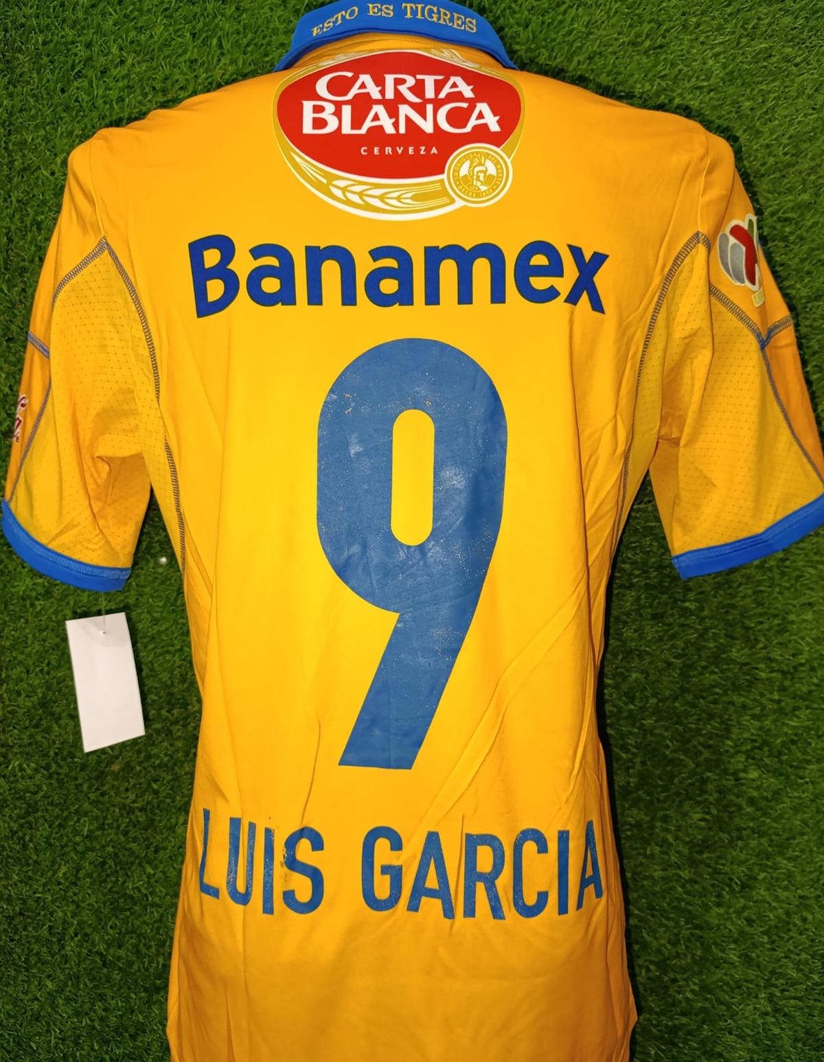 JERSEY UTILERIA TIGRES LUIS GARCIA #9