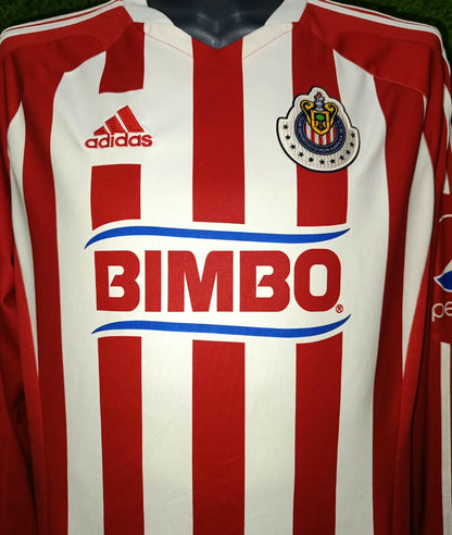 JERSEY CHIVAS LOCAL MANGA LARGA 11/12 #10 VENADO (FIRMADA)