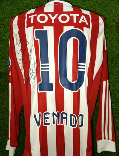 JERSEY CHIVAS LOCAL MANGA LARGA 11/12 #10 VENADO (FIRMADA)
