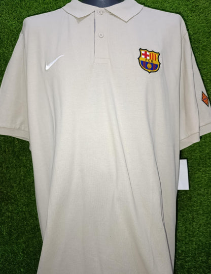 POLO FC BARCELONA BEIGE