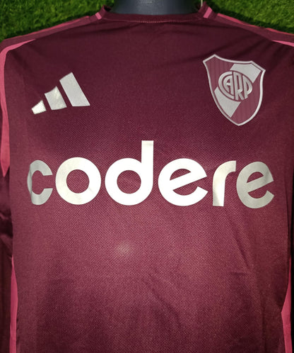 JERSEY RIVER PLATE VISITA VERSION JUGADOR MANGA LARGA