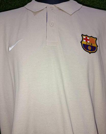 POLO FC BARCELONA BEIGE