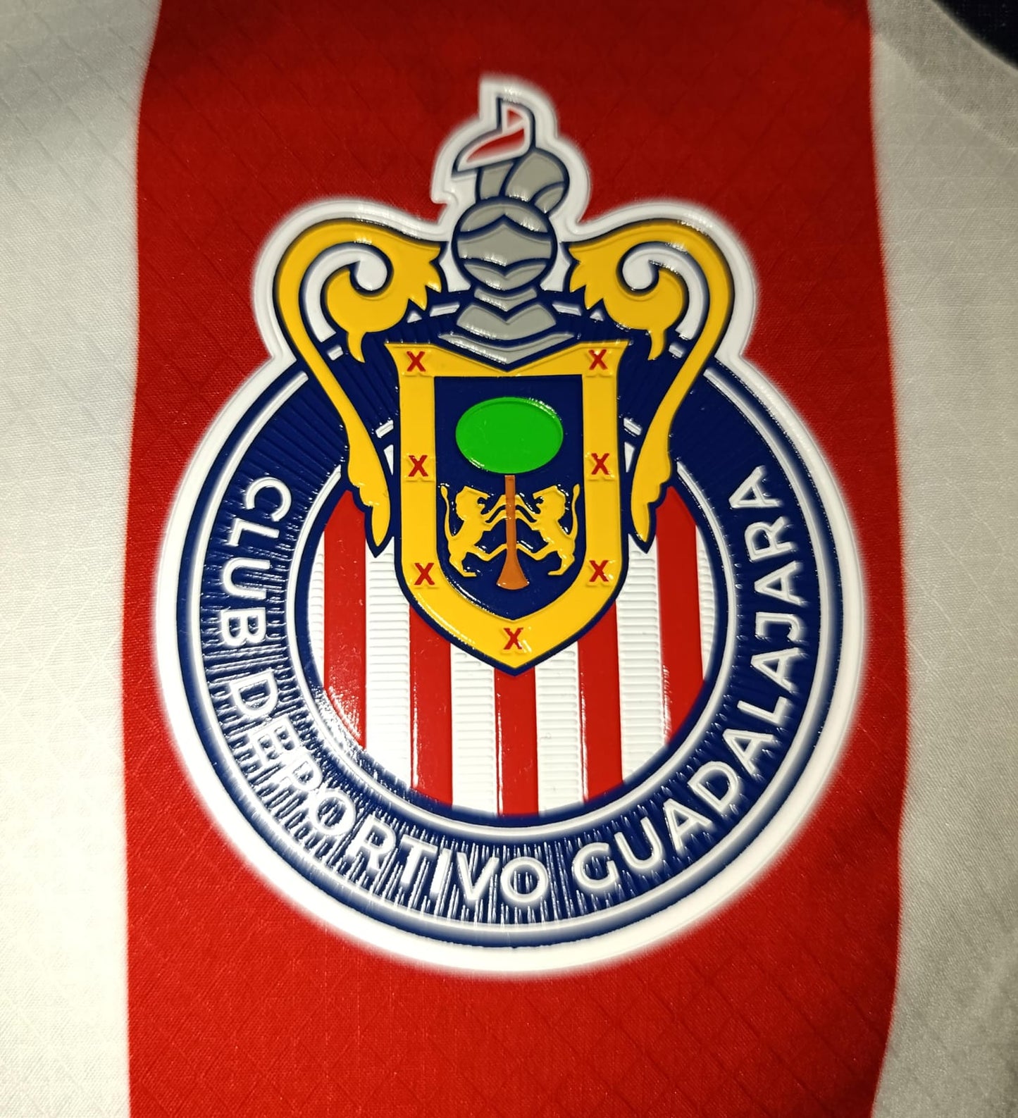 JERSEY CHIVAS 2026 LOCAL PARCHE Y NUMERACION OFICIAL #34 GONZALEZ