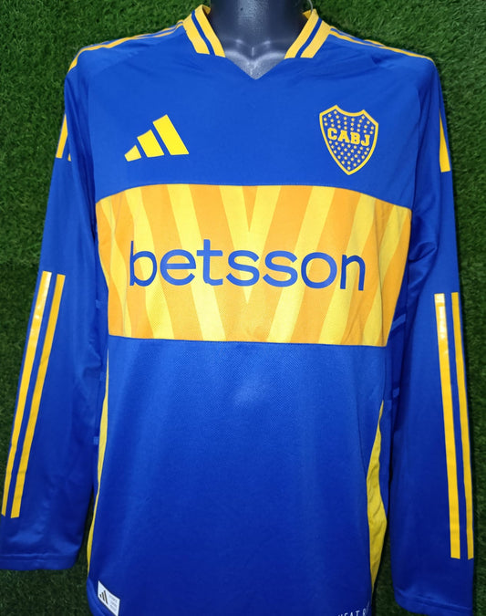 JERSEY BOCA JUNIORS LOCAL VERSION JUGADOR MANGA LARGA