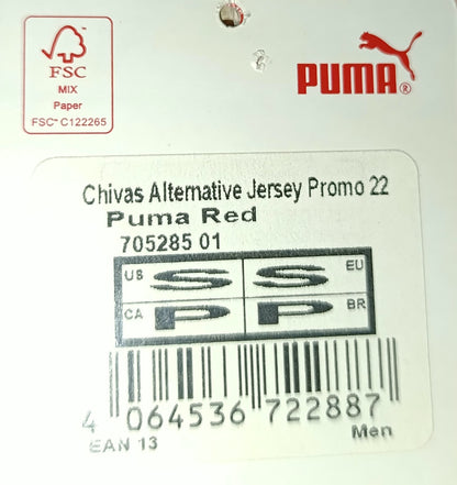 JERSEY CHIVAS ALTERNATIVO 21/22 (con etiqueta)