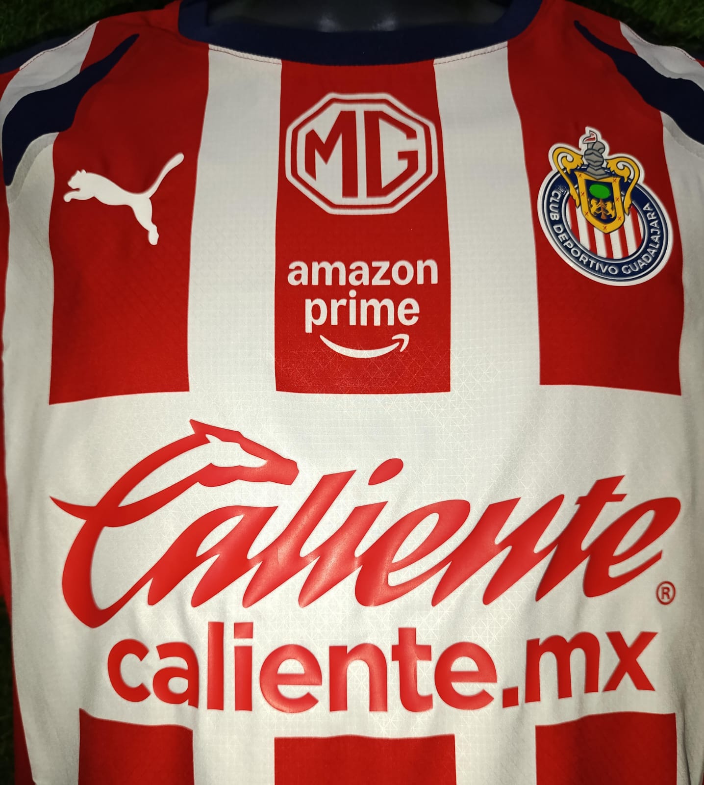 JERSEY CHIVAS 2026 LOCAL PARCHE Y NUMERACION OFICIAL #34 GONZALEZ