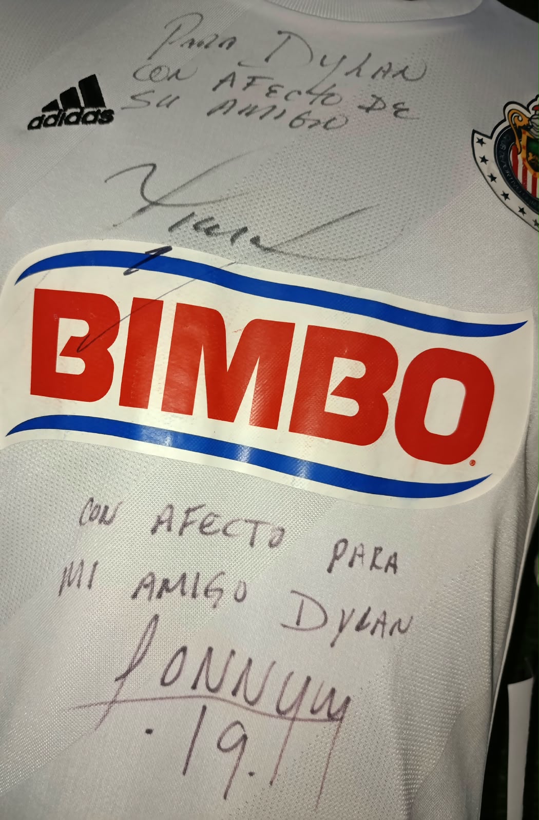 JERSEY PORTERO GUADALAJARA #1 MICHEL (FIRMADA)