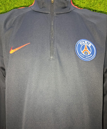 SUDADERA ENTRENAMIENTO PSG NEGRA