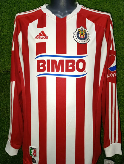 JERSEY CHIVAS LOCAL MANGA LARGA 11/12 #10 VENADO (FIRMADA)