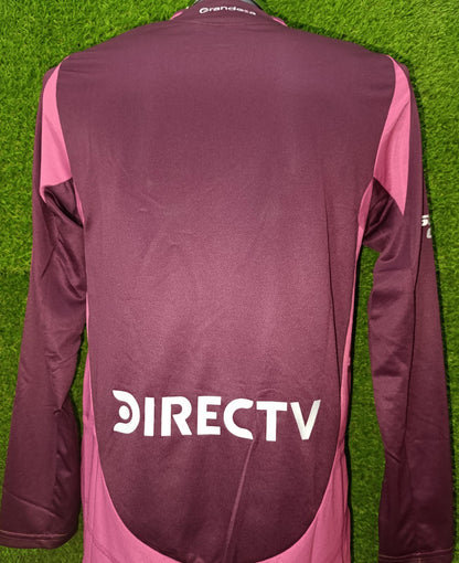 JERSEY RIVER PLATE VISITA VERSION JUGADOR MANGA LARGA