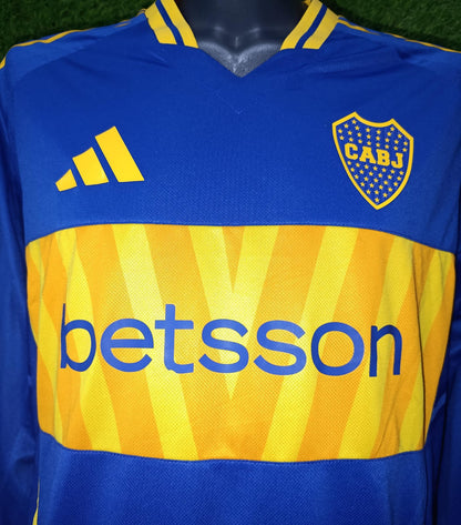 JERSEY BOCA JUNIORS LOCAL VERSION JUGADOR MANGA LARGA