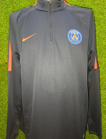 SUDADERA ENTRENAMIENTO PSG NEGRA